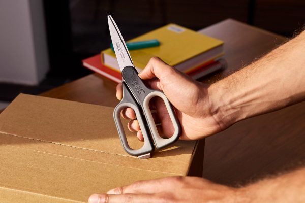 PlusCut? Gray Scissors with Integrated Box Cutter - Image 3