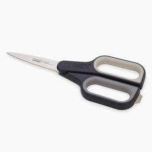 PlusCut? Gray Scissors with Integrated Box Cutter