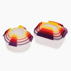 Nest? Lock 16-Piece Multicolor Mixed Food Container Set