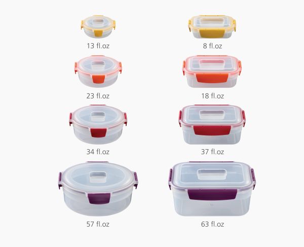 Nest? Lock 16-Piece Multicolor Mixed Food Container Set - Image 7