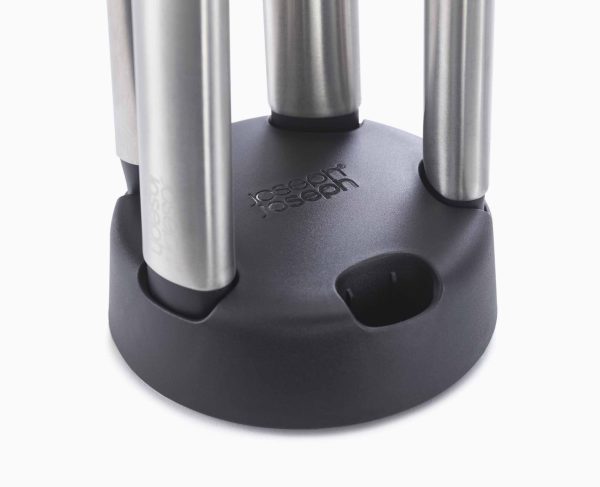 Elevate? Fusion 5-piece Stainless-steel Utensil Set with Compact Stand - Image 7