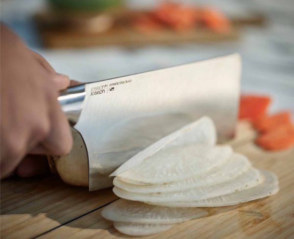 Elevate? Fusion 5-piece Knife & Scissor Set with Beechwood Block - Image 4