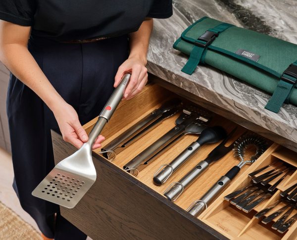 GrillOut? 4-Piece Stainless-Steel BBQ Utensil Set with Storage Case - Image 4