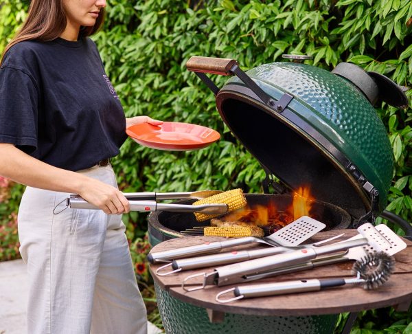 GrillOut? 2-Piece Stainless-Steel BBQ Turner & Tongs Set - Image 3