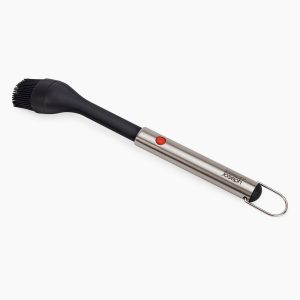 GrillOut? Black BBQ Silicone Basting Brush with Extending Handle