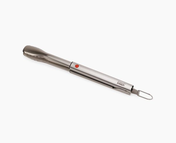 GrillOut? Stainless-Steel BBQ Tongs with Extending Handle