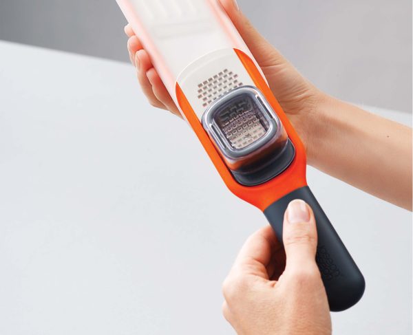 Handi-Grate? Orange 2-in-1 Mini Grater & Slicer - Image 4