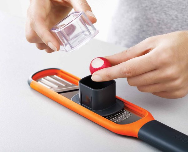 Handi-Grate? Orange 2-in-1 Mini Grater & Slicer - Image 7