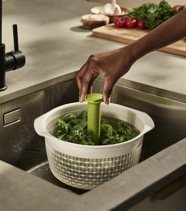 Spindola? Green In-sink Salad-spinning Colander - Image 2