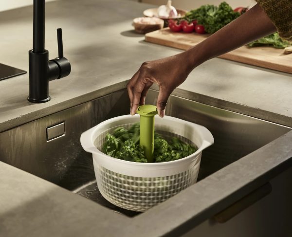 Spindola? Green In-sink Salad-spinning Colander - Image 3
