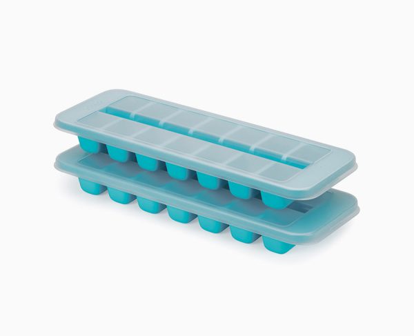 Flow? Pack of 2 Easy-fill Blue Ice-cube Trays