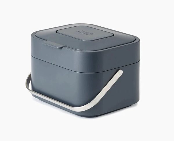 Stack 4L Gray Food Waste Caddy