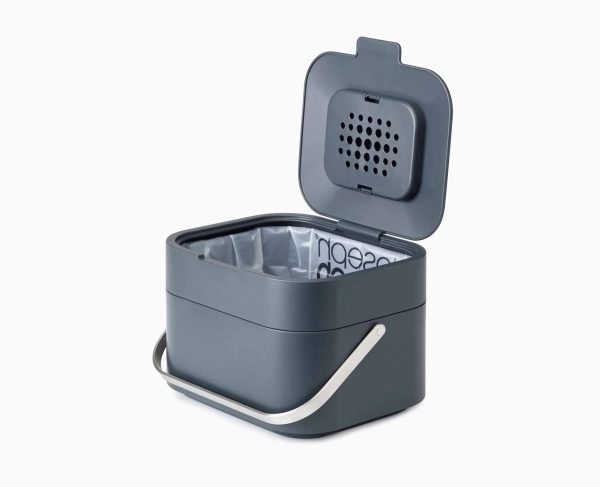Stack 4L Gray Food Waste Caddy - Image 5