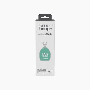 IW5 40L Clear Trash Bags