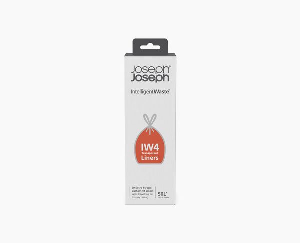 IW4 50L Clear Trash Bags