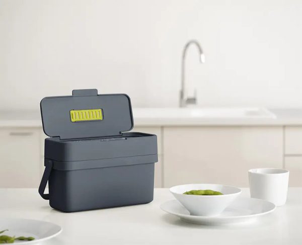 Compo? 4L Gray Food Waste Caddy - Image 2
