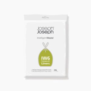 IW6 30L Clear Trash Bags
