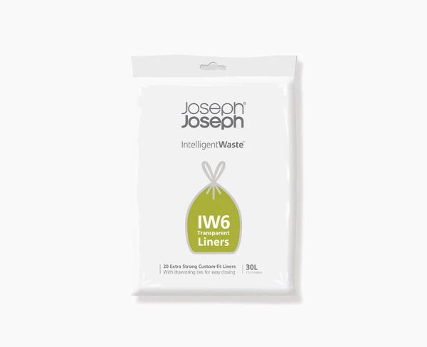 IW6 30L Clear Trash Bags