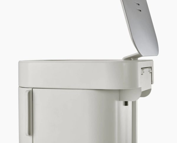 Porta? 40L Easy-empty Gray Step Trash Can - Image 5