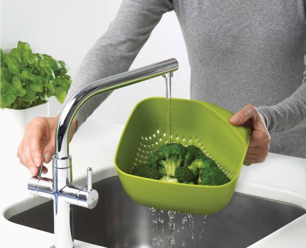 Square White Colander - Image 4
