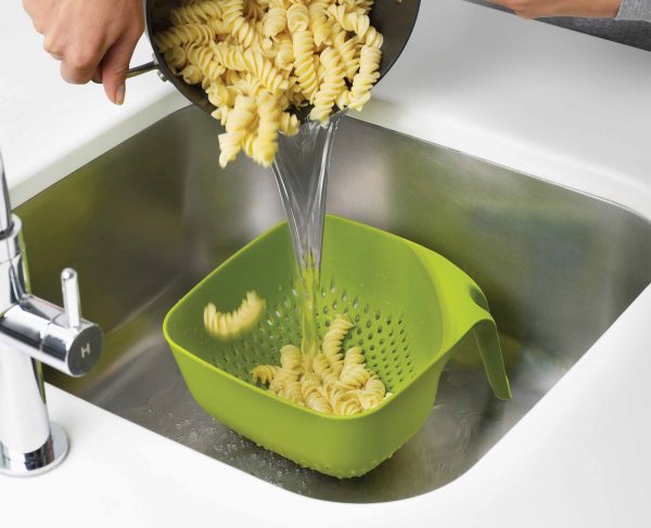 Square White Colander - Image 5