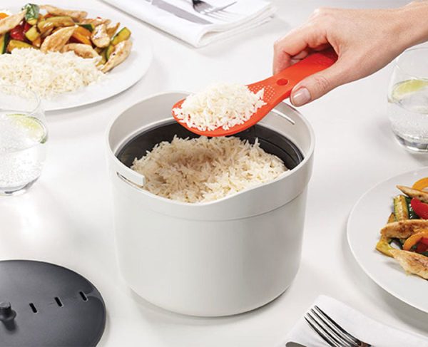 M-Cuisine? White Microwave Rice Cooker - Image 2