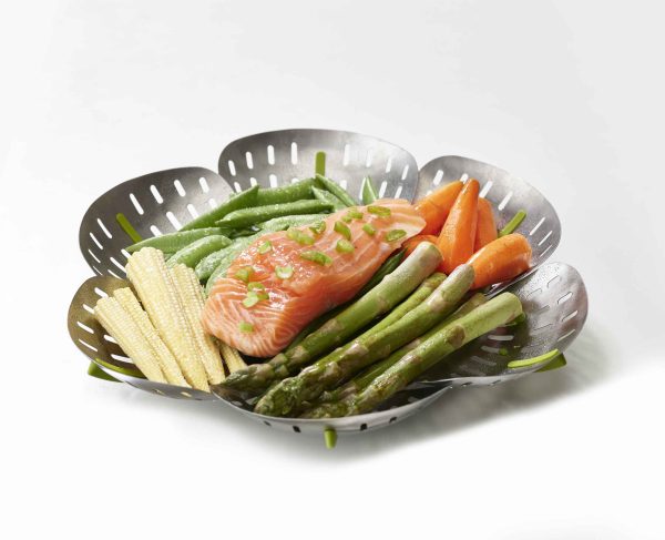 Bloom? Stainless-steel Folding Steamer Basket - Image 6