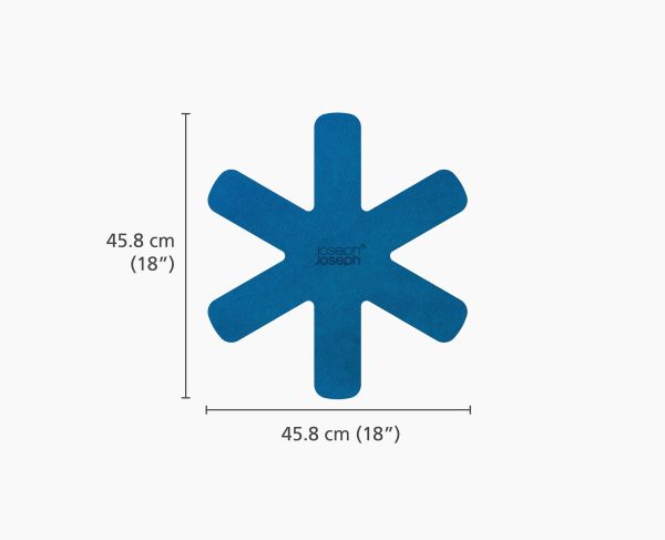 Space 3-piece Blue Felt Pan Protectors - Image 5