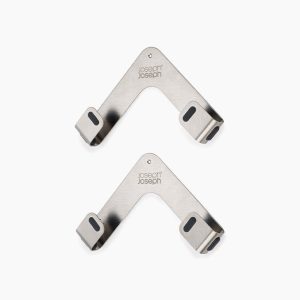 Space Pack of 2 Stainless-steel Pot Lid Holders
