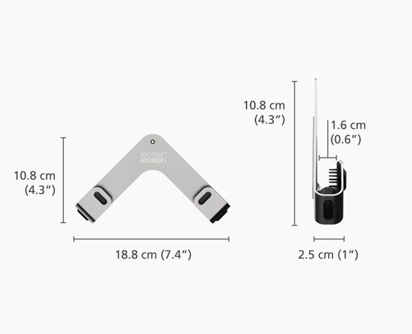 Space Pack of 2 Stainless-steel Pot Lid Holders - Image 5