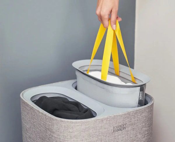 Tota 60L Gray Laundry Separation Basket - Image 2