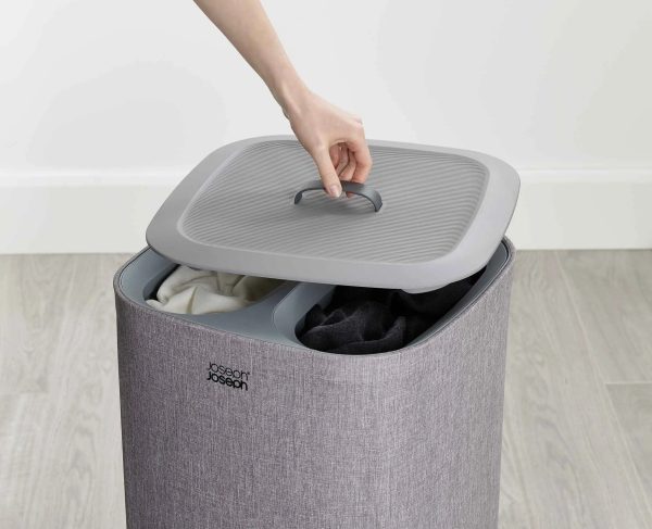 Tota 60L Gray Laundry Separation Basket - Image 4