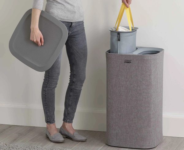 Tota 60L Gray Laundry Separation Basket - Image 5