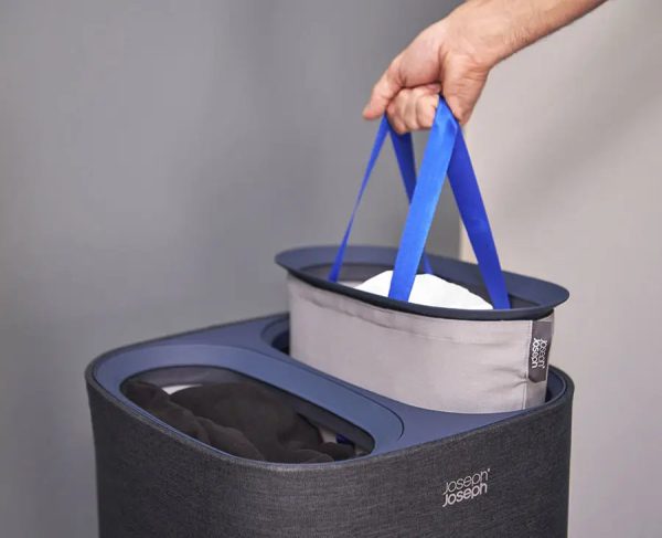 Tota 60L Black Laundry Separation Basket - Image 2