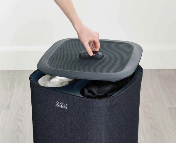 Tota 60L Black Laundry Separation Basket - Image 4