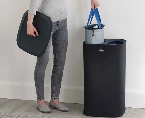 Tota 60L Black Laundry Separation Basket - Image 5