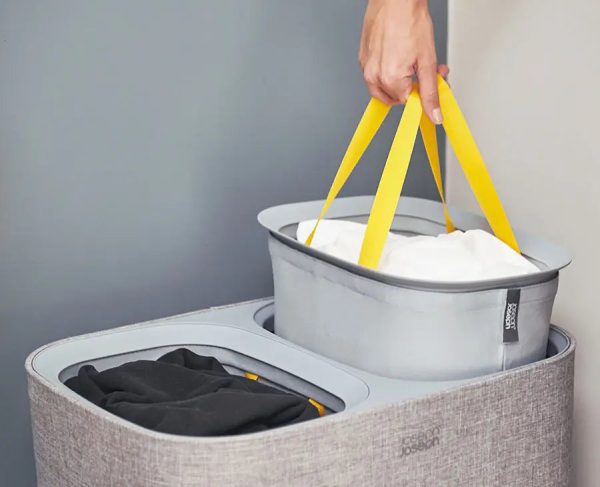 Tota 90L Gray Laundry Separation Basket - Image 2