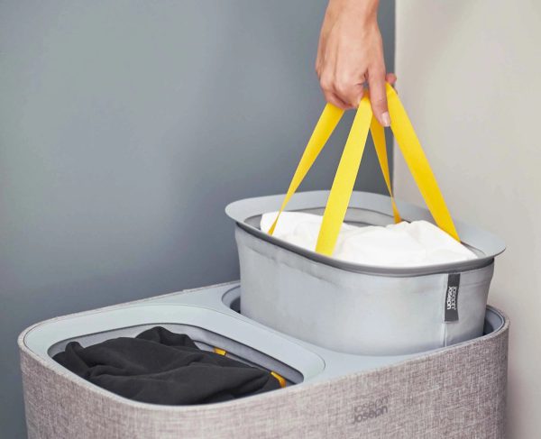 Tota 90L Gray Laundry Separation Basket - Image 3