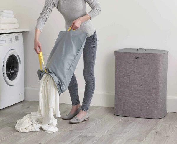 Tota 90L Gray Laundry Separation Basket - Image 6