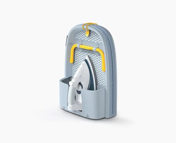 Pocket Folding Gray Ironing Board