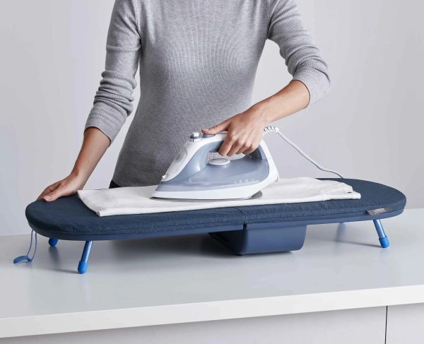 Pocket Plus Folding Blue Ironing Board with Advanced Cover - Image 7