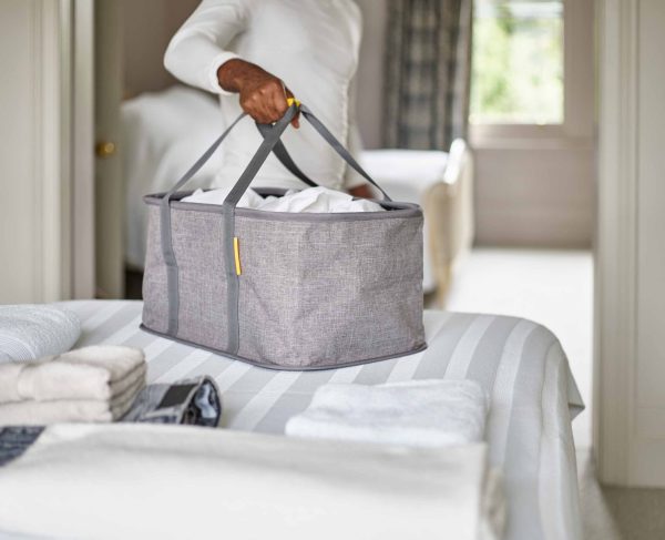 Hold-All? Gray Collapsible 35L Laundry Basket - Image 4