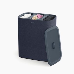 Tota Trio 90L Black Laundry Separation Basket