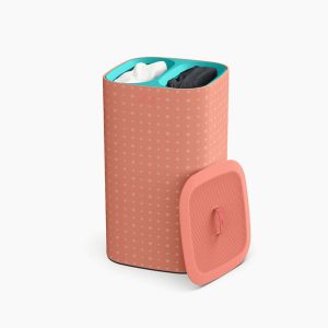 Tota Pop 60L Coral Laundry Separation Basket