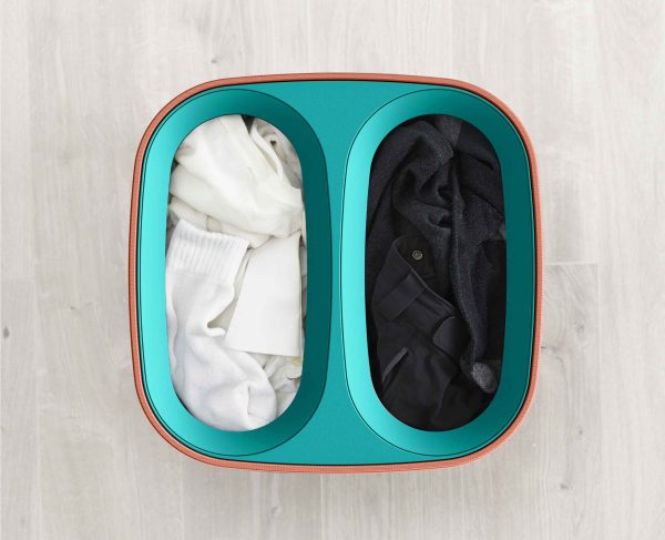 Tota Pop 60L Coral Laundry Separation Basket - Image 4