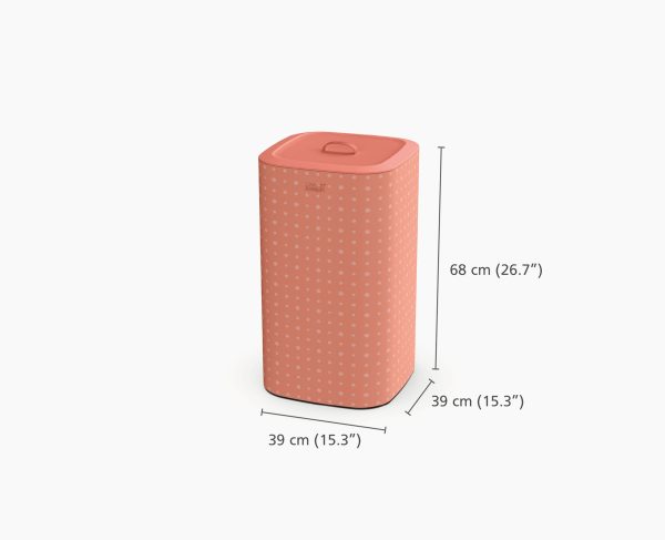 Tota Pop 60L Coral Laundry Separation Basket - Image 8