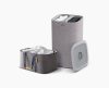 2-piece Gray Laundry Basket Set