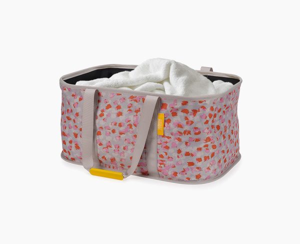 Hold-All? Peach Collapsible 35L Laundry Basket