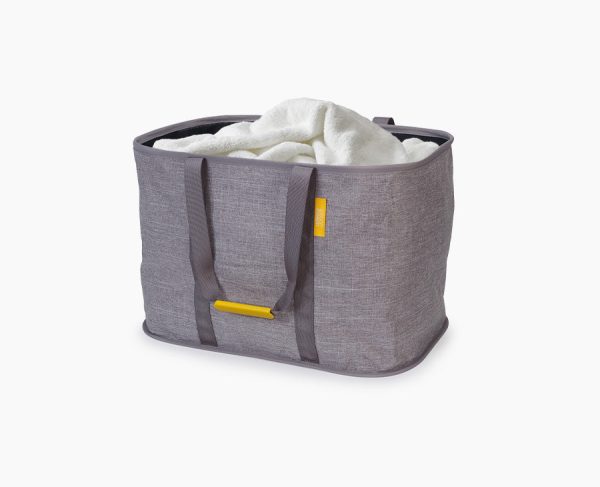 Hold-All? Max Gray Collapsible 55L Laundry Basket
