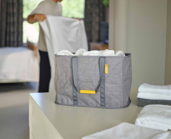 Hold-All? Max Gray Collapsible 55L Laundry Basket - Image 3